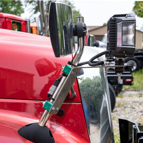 Mirror Mount Plow Light Bracket Kit