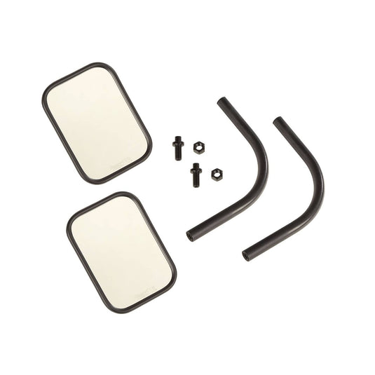 Rugged Ridge Rectangle Trail Mirrors (pair) — 2018-2025 Jeep Gladiator/Wrangler - RGG-11025.26 - Absolute Autoguard