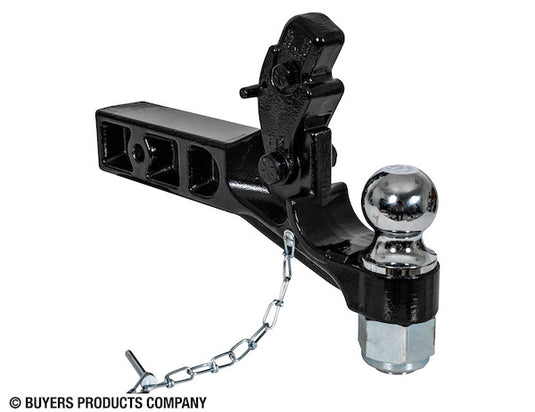 12 Ton Combination Hitch - 2-1/2 Inch Receiver, 2-5/16 Inch Ball