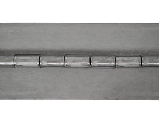 Steel Continuous Hinge .075 x 72 Inch Long with 1/4 Pin and 3.0 Open Width