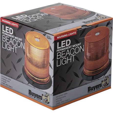Class 1 6.1 Inch Tall LED Amber Beacon Light