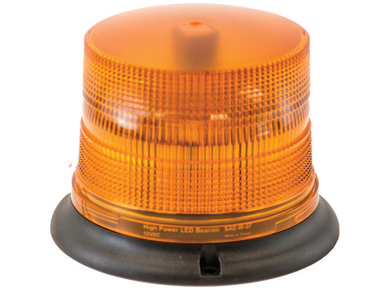 6.5 Inch by 5 Inch Amber LED Beacon Light