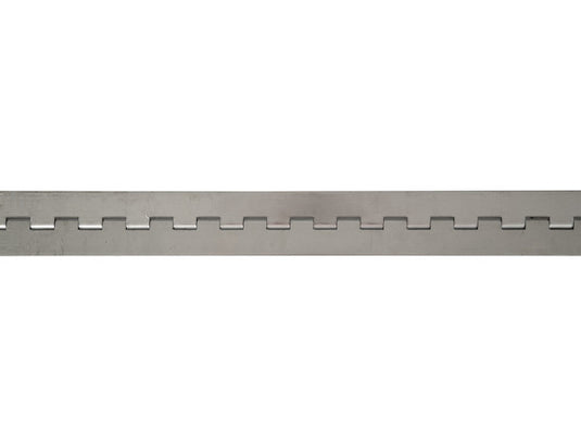 Stainless Continuous Hinge .075 x 72 Inch Long with 3/16 Pin and 2.0 Open Width