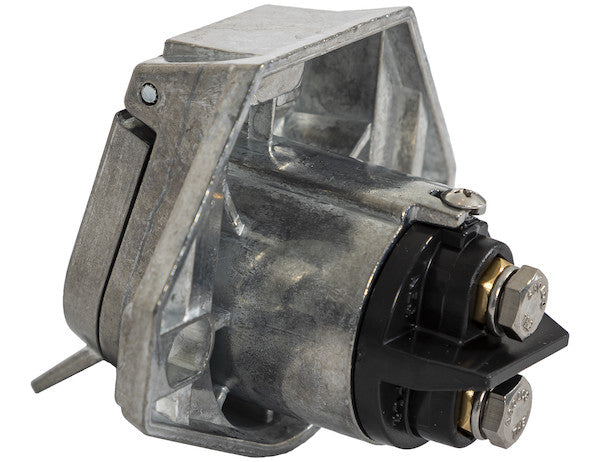 Load image into Gallery viewer, 2-Way Die-Cast Zinc Trailer Connector -Truck Side - Vertical Pin Arrangement
