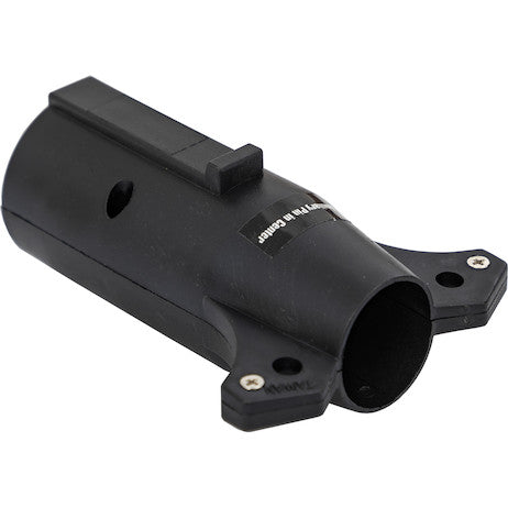 Load image into Gallery viewer, 7-Way Flat to 6-Way Round Plastic Trailer Connector Adapter
