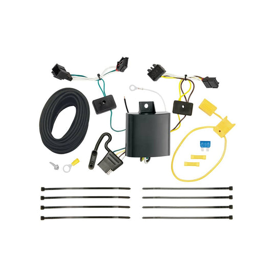 Tekonsha 4-Flat Trailer Hitch Wiring Harness — 2016-2019 Volkswagen Golf Alltrack/Golf SportWagen - TEK-118730 - Absolute Autoguard