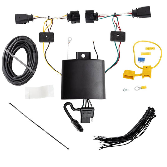 Tekonsha 4-Flat Trailer Hitch Wiring Harness — 2019-2025 Volkswagen Jetta - TEK-118791 - Absolute Autoguard