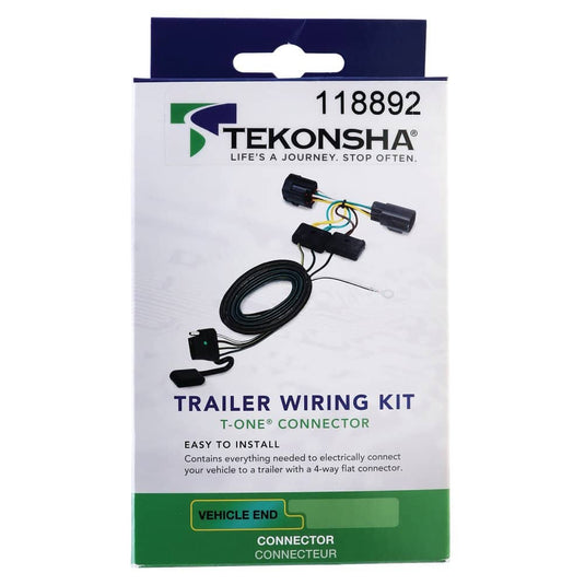 Tekonsha 4-Flat Trailer Hitch Wiring Harness — 2024-2026 Multi-Vehicle - TEK-118892 - Absolute Autoguard