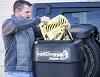 Load image into Gallery viewer, SALTDOGG® TGSUV1B 4.4 Cubic Foot Tailgate Spreader
