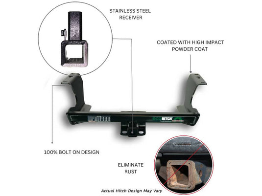 TorkLift Class 3 Stainless Steel Stealth Ecohitch with 2