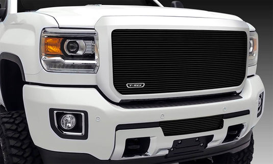 T-Rex Billet Black Grille Insert — 2015-2019 GMC Sierra 2500 HD/Sierra 3500 HD - TRE-20211B - Absolute Autoguard