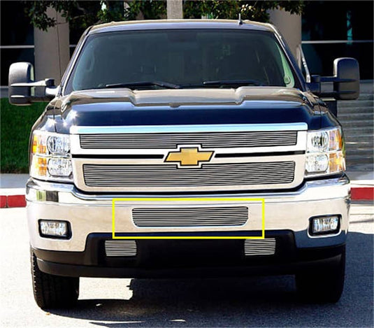 T-Rex Billet Bumper Insert — 2011-2014 Chevrolet Silverado 2500 HD/Silverado 3500 HD - TRE-25114 - Absolute Autoguard