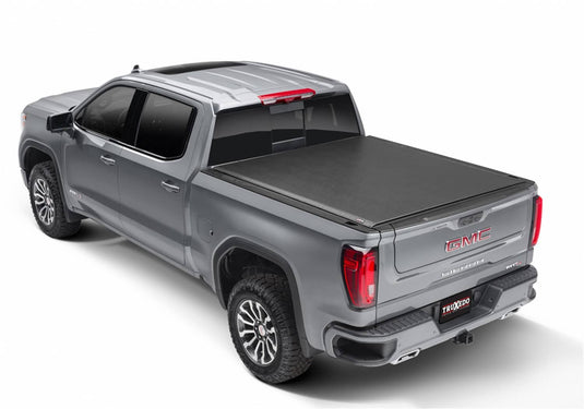 TruXedo Lo Pro Soft Roll-Up Tonneau Cover, 8' Bed, Without CarbonPro Bed - 2019-2026 Chevrolet Silverado 1500, 2020-2026 Silverado 2500 HD/3500 HD, 2019-2026 GMC Sierra 1500, 2020-2026 Sierra 2500 HD/3500 HD