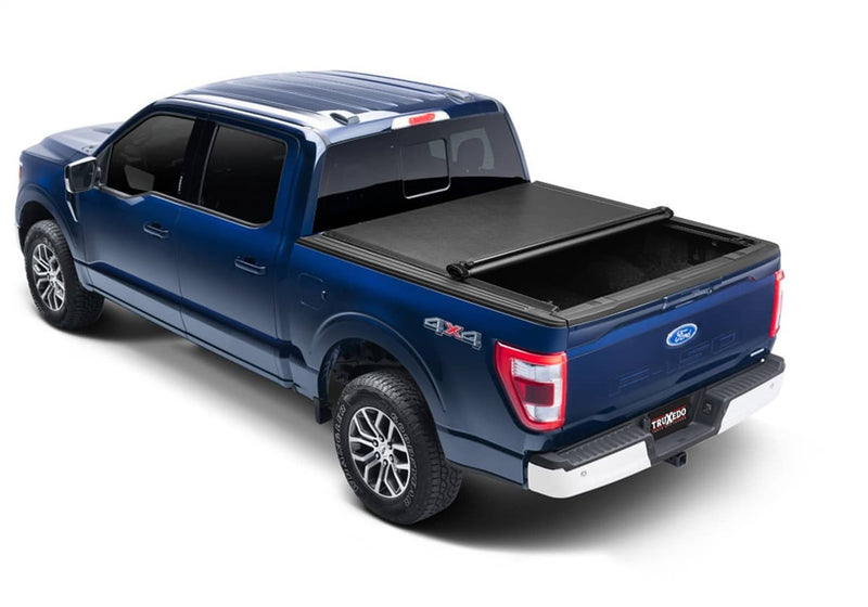 Load image into Gallery viewer, Ford F-150 Truxedo Black Lo Pro Soft Roll Up Tonneau Cover for 2015 to 2025
