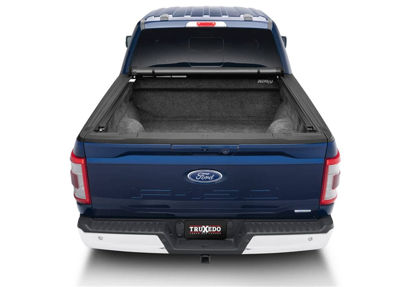 Load image into Gallery viewer, Ford F-150 Truxedo Black Lo Pro Soft Roll Up Tonneau Cover for 2015 to 2025
