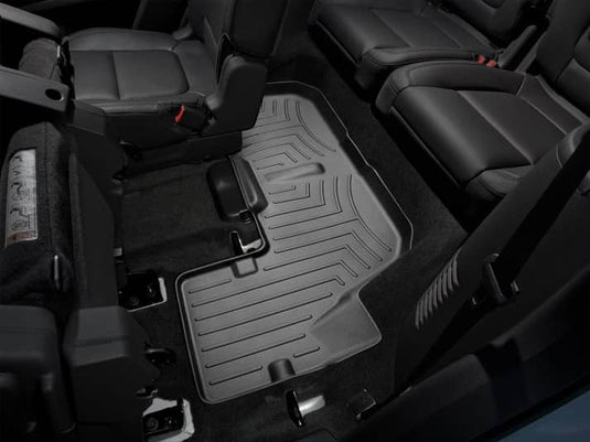 WeatherTech FloorLiner, 3rd Row, Black - 2010-2019 Ford Explorer, Lincoln MKT