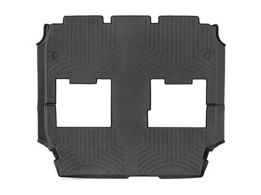 WeatherTech FloorLiner, 2nd & 3rd Row, Black, Excluding Pinnacle - 2017-2025 Chrysler Pacifica Hybrid