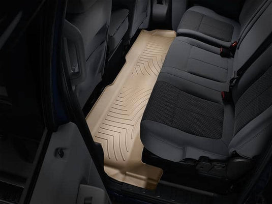 Ford F-250 Super Duty WeatherTech Tan Second Row Floor Mat for 2011 to 2016