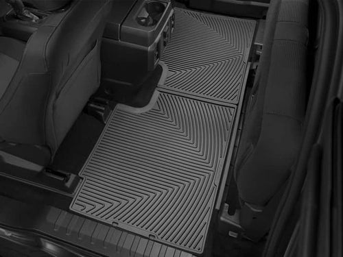 Ford F-150 WeatherTech Black Classic Rear Floor Mat for 2015 to 2024