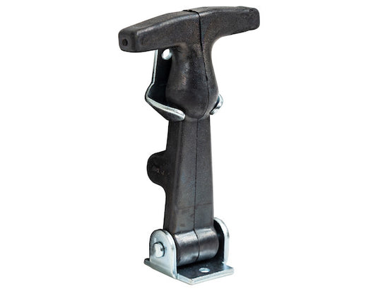 4-7/8 Inch Easy Grip Rubber Hood Catch With A-Bracket