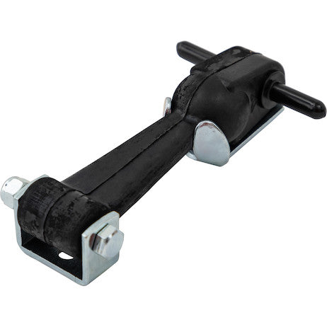 Load image into Gallery viewer, 6 Inch Heavy-Duty Rubber Hood Catch - Includes Brackets and Pin-No Bumper
