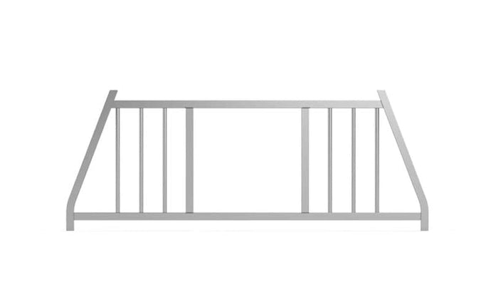 Ford F-250 Westcan Silver Aluminum Cab Guard for 1999 to 2025