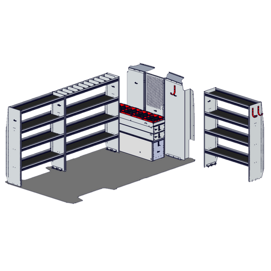Heavy Duty Drawer Package for 2013+ Ram ProMaster 2500/3500 159