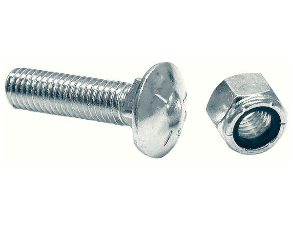 SAM Bulk Cutting Edge 1/2 x 2 Inch Carriage Bolt And Locknut - Set of 9 - 1301060 - Buyers Products