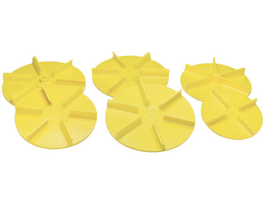 SAM Universal Yellow Poly Replacement Spinner 24 Inch Diameter CounterClockwise - 1308906 - Buyers Products