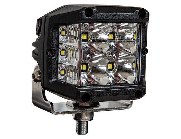 Ultra Bright Wide Angle 4 Inch by 3 Inch Rectangular LED Clear Spot-Flood Combination Light - 1492197 - Buyers Products