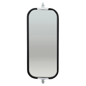Mirror, 7" X 16", White, Oem-Style Flat Ribbed Back Wc - 16091 - Grote