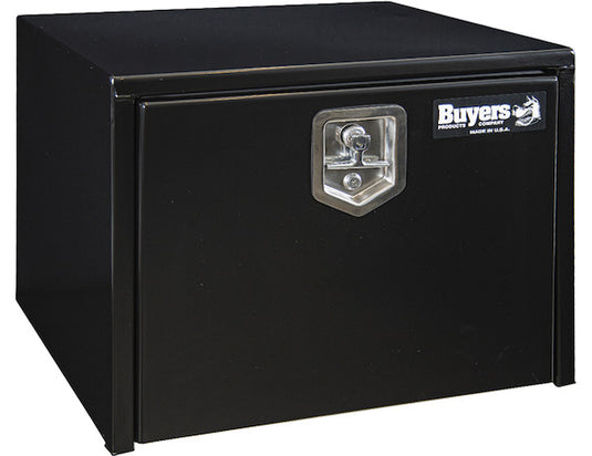18x18x72 Inch Black Steel Underbody Truck Box - 1702325 - Buyers Products