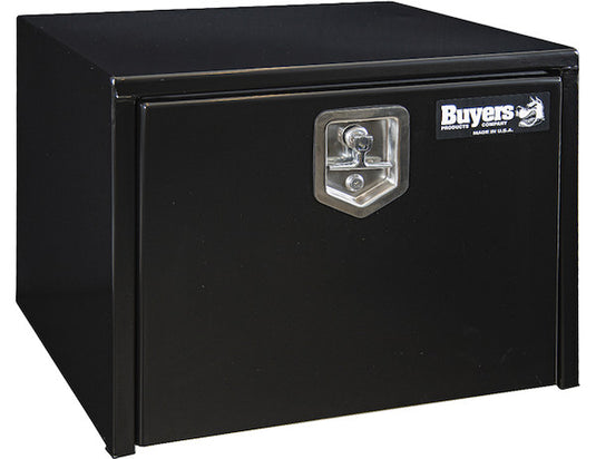 24x24x36 Inch Black Steel Underbody Truck Box - 1704305 - Buyers Products