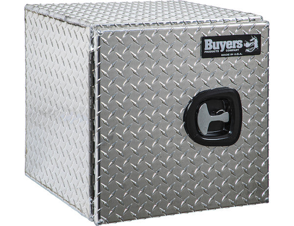 24x24x36 Inch Diamond Tread Aluminum Underbody Truck Box - Double Barn Door, 3-Point Compression Latch - 1702235 - Buyers Products
