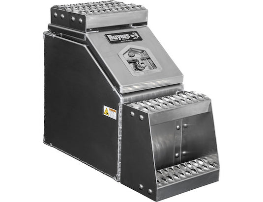 Heavy Duty Smooth Aluminum WideOpen¬Æ  Step Boxes for Semi Trucks - 36 Inch Width - 1705284 - Buyers Products
