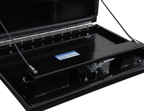 Load image into Gallery viewer, 18x18x60 Inch Black Pro Series Smooth Aluminum Underbody Truck Box - 1706975 - Buyers Products
