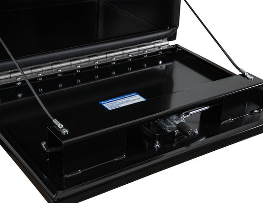 18x24x48 Inch Black Pro Series Smooth Aluminum Underbody Truck Box - 1706985 - Buyers Products