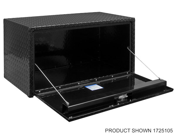 24x24x30 Inch Black Diamond Tread Aluminum Underbody Truck Box - 1725133 - Buyers Products
