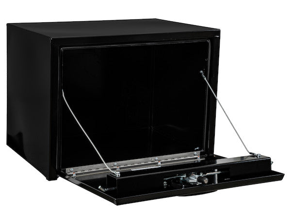 Load image into Gallery viewer, Black Steel Underbody Truck Tool Box With 3-Point Latch Series - 1734300 - Buyers Products

