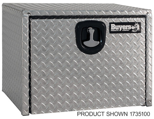 24x24x36 Inch Diamond Tread Aluminum Underbody Truck Box with 3-Pt. Latch - 1735135 - Buyers Products
