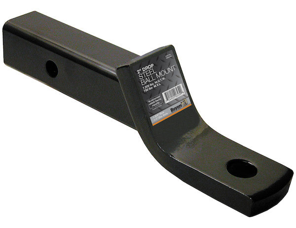 2 Inch Ball Mount With 4 Inch Drop x 8 Inch Long Tube Black - 1803010 - Buyers Products