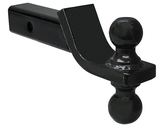 Towing Ball Mount With Dual Black Balls - 1-7/8 Inch And 2 Inch Balls - 1803210 - Buyers Products