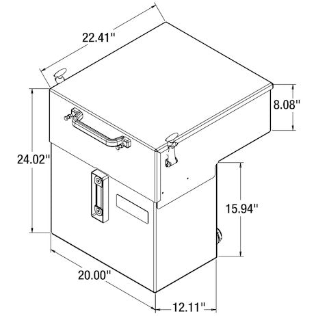 15 Gallon Central Hydraulic System - 6 Function, Electric On/Off, Standard Reservoir, No GPS - 6381560 - Buyers Products