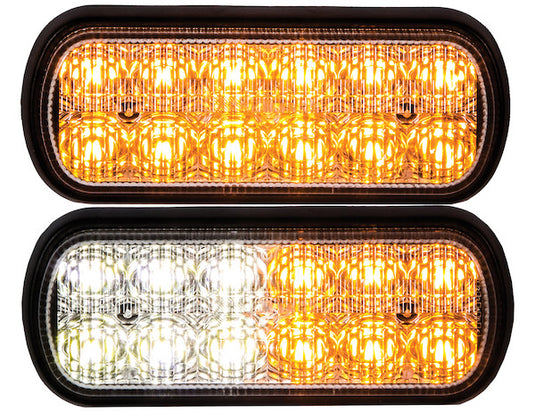 Dual Row 5.5 Inch Amber LED Strobe Light - 8891600 - Buyers Products