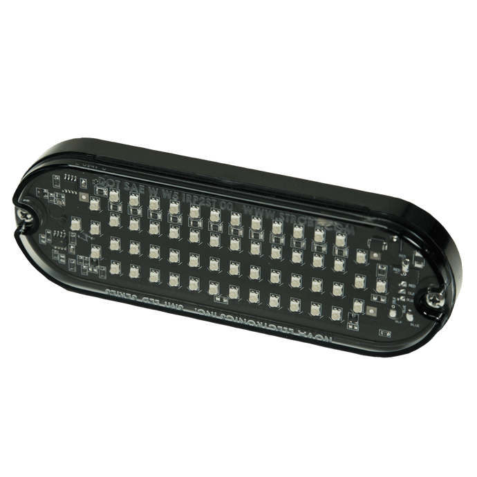 Directional LED: Oval surface mount, 12VDC, 15 flash patterns - 3911A - Ecco