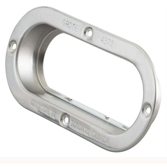 Bracket, S/S, Oval Lamp Theft Resistant Flange, Bulk - 43723-3 - Grote