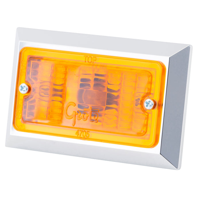 CLR/MKR Lamp, Yellow, Rectangular - 47053 - Grote