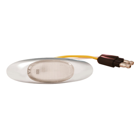 CLR/MKR, Yellow, LED, Clear Lens, Micronova® P2 With Bezel - 47983 - Grote