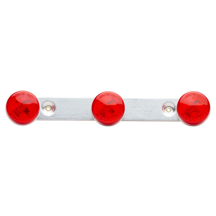 CLR/MKR Lamp, Red, Low Profile Bar - 49042 - Grote