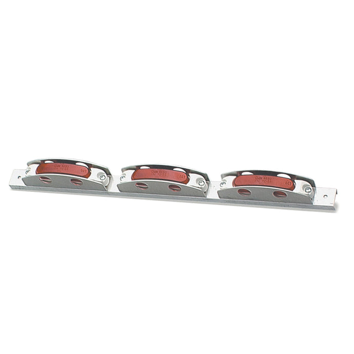 CLR/MKR Lamp, Red, 3-LED Bar, Supernova® LED Thin-Line - 49122 - Grote